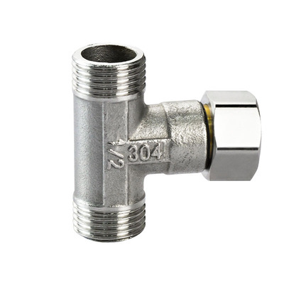 不锈钢对丝直接直通螺纹一内二外