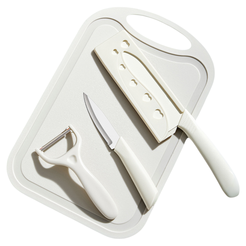 2024新款菜刀菜板二合一厨房宝宝辅食套装宿舍家用不锈钢水果刀