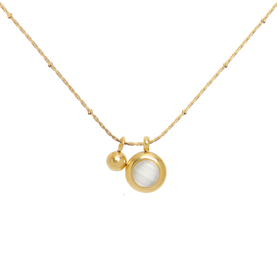 耳边风猫眼星云小巧通勤百搭项链