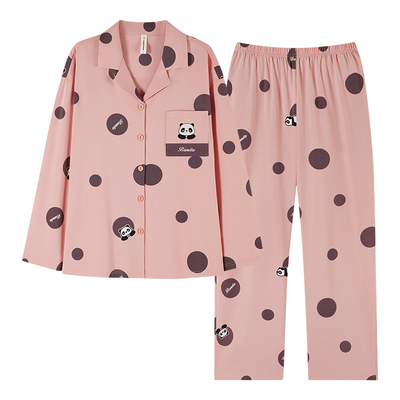 睡衣女春秋纯棉长袖高级感套装