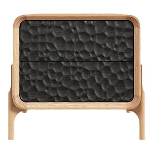 芬纳维亚传承 意式轻奢实木床头柜简约储物收纳家用(Meteor陨星)