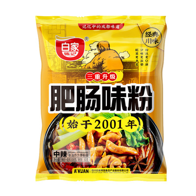 白家陈记香辣肥肠味酸辣粉红薯粉
