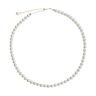 美国14K包金施家珍珠/天然珍珠项链法式高级感轻奢小众气质锁骨链