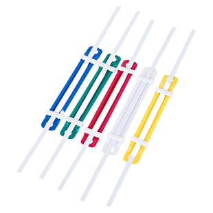 得力装订夹条a4纸装订夹塑料金属五金活页装订夹孔器财务凭证装订夹办公文具2孔两孔塑胶文件装订夹
