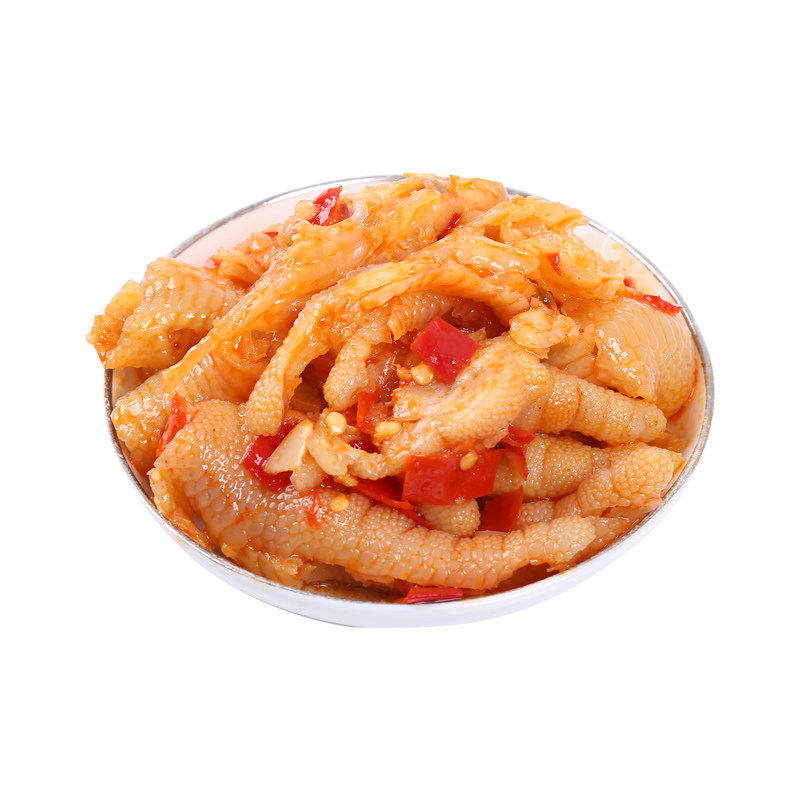 网红酸辣无骨鸡爪脱骨