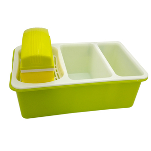 水溶性粉笔黑板擦新款清洗桶装置磁吸黑板檫收纳盒湿板擦绿板擦