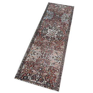 山川嘉境 原单外贸老式复古洋房走廊毯清仓处理做旧艺术印花地毯