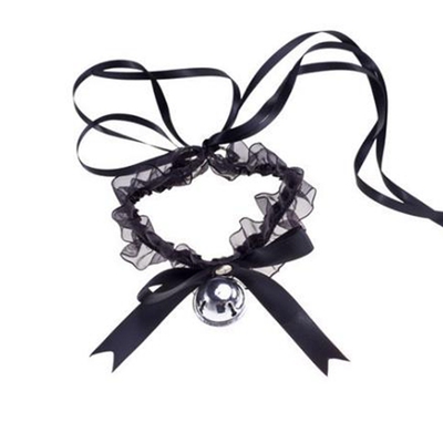 万圣节铃铛项圈choker蕾丝项链