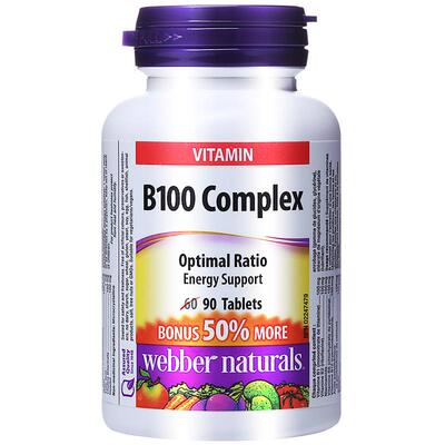 webber熬夜加班常备90粒维生素片