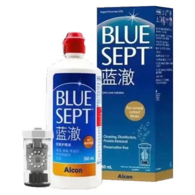 爱尔康蓝澈双氧水护理液OK镜硬性角膜接触镜RGP镜360ml不含防腐剂