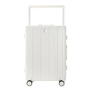 多功能宽拉杆行李箱新款大容量铝框拉杆箱登机箱密码箱高颜值皮箱