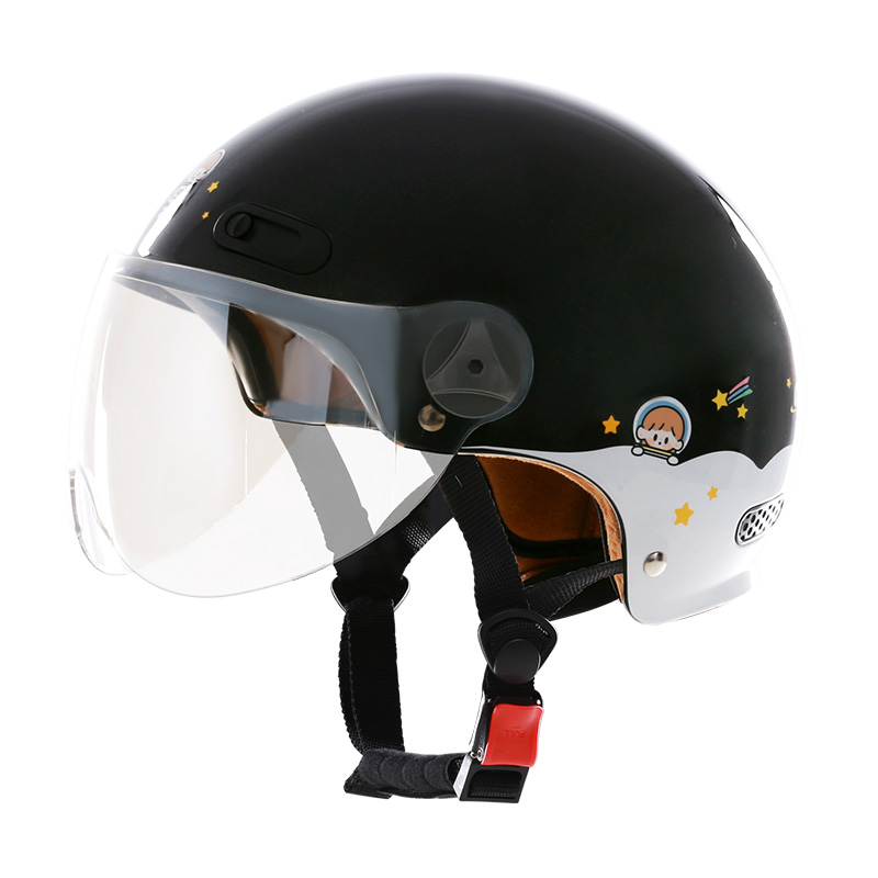 VAR新国标3C认证卓大王电动摩托车头盔男女士半盔夏季防晒安全帽