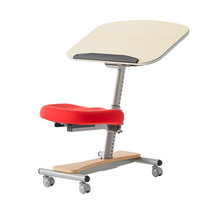 BK百科学习桌椅一体可升降家用学生写字桌可移动小户型书桌baiko