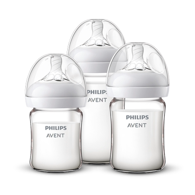 【自营】飞利浦新安怡玻璃奶瓶新生婴儿0到1岁以上防胀气宝宝奶瓶