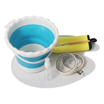 青竹画材绘画工具水粉画笔一整套