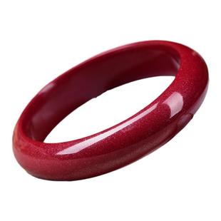 官方旗舰店正品朱砂贵妃手镯女式本命年原矿镯子护身符兔年送妈妈