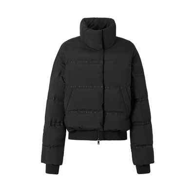 商场同款 摩萨克2025冬新款经典版型立领收口休闲短款羽绒服女