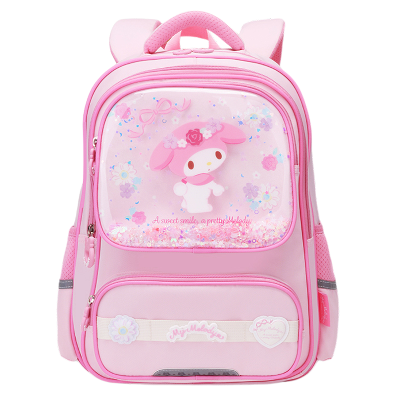 【三丽鸥正版】阳光8点小学生书包女美乐蒂库洛米HelloKitty背包