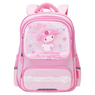 【三丽鸥正版】阳光8点小学生书包女美乐蒂库洛米HelloKitty背包