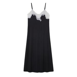 CA BRIDA【小秘密24SS】夏季新品法式蕾丝拼接莫代尔吊带睡裙O501