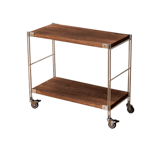 实木边几置物架移动小推车不锈钢洞洞板沙发桌下书架角几边柜带轮