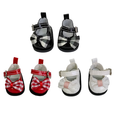 棉花娃娃鞋子20cm小皮鞋