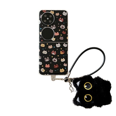 可爱卡通满屏猫咪适用小米手机壳