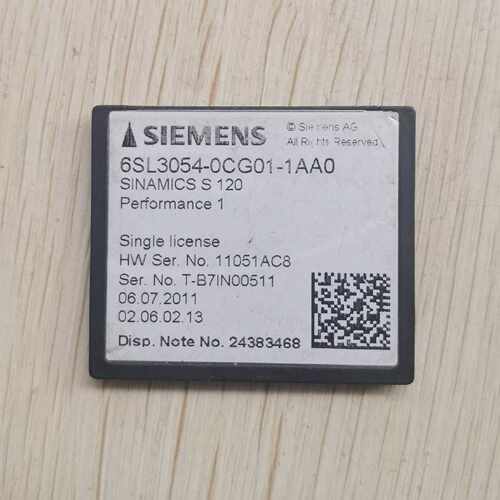 议价西门子S120伺服驱动器CF储存卡 6SL3054-0CG01-1AA0全新原装