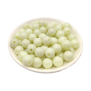 超亮夜光珠手链男女款学生儿童夜光石手串发光荧石钓鱼夜明珠挂件