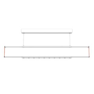 佳帮手单杆电动晾衣架小户型阳台隐形遥控升降侧装伸缩家用晾衣杆