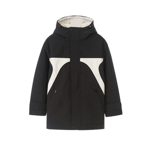 COCOTREE棵棵树青少年棉服男童冬季拼接帅气13-15岁初中生羽绒服