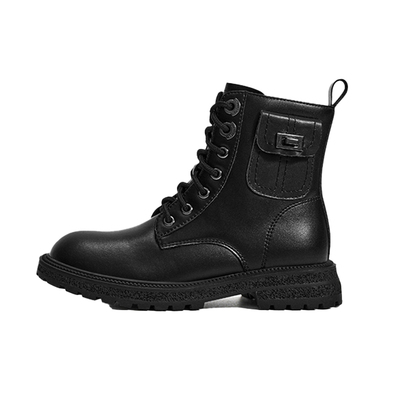 泰兰尼斯meta冬季加绒中大童靴子