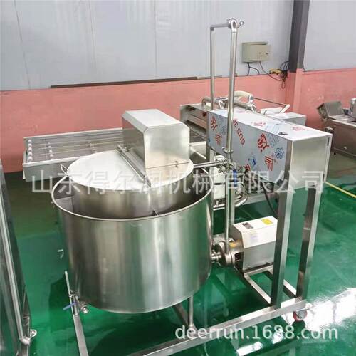 冻干食品裹巧克力涂层机 草莓 橙子片水果上浆机 淋幕式清洗方便