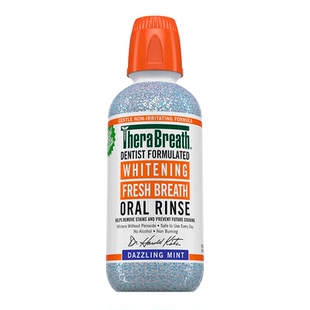 【百补】TheraBreath凯斯博士闪耀靓白漱口水清新口气效期27年3月