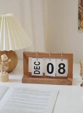 办公室桌面创意摆件家居好物室内房间卧室书房书桌布置木质装饰品