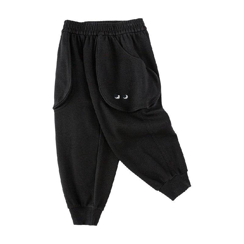 巴拉巴拉童装儿童长裤男童束脚裤子2025春秋新款休闲裤小童运动潮