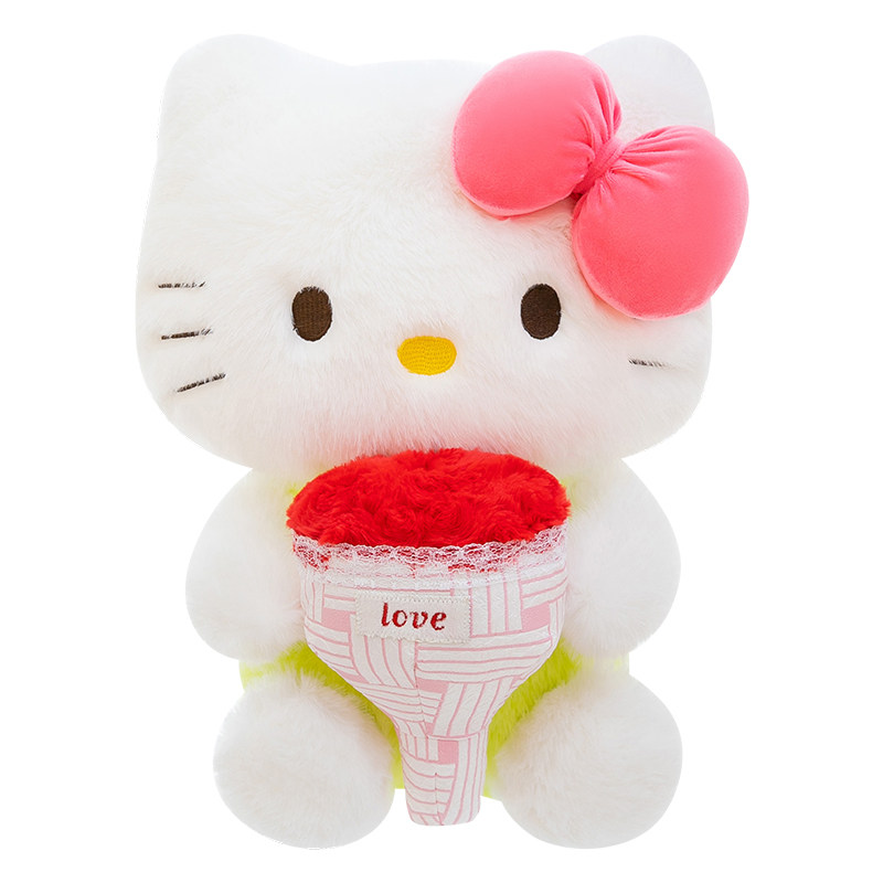 Kitty猫毛绒抱睡公仔生日礼物