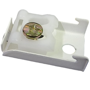 窗帘滑轨卡扣小弯中弯轨道安装码配件支架固定卡子老式顶装螺丝码