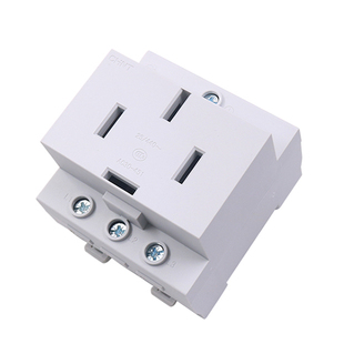 正泰配电箱模数化插座4孔25A卡导轨式ac电源380v三相四线AC30-451