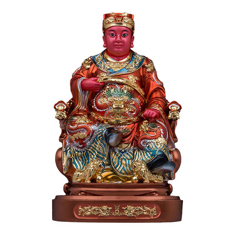 树脂郭圣王神像广泽尊王保安尊王佛像郭王公客厅工艺品金缕彩摆件