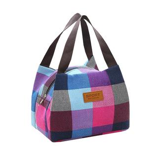 日韩新款饭盒袋小学生带饭包手提袋可爱便当包保温午餐包大号女包