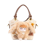 维梦露原创新款小众设计单肩斜跨手提包包可爱卡通毛绒玩偶小包女