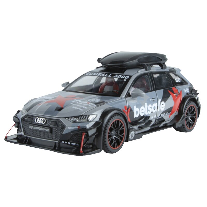 1：24大号RS6改装版合金汽车模型