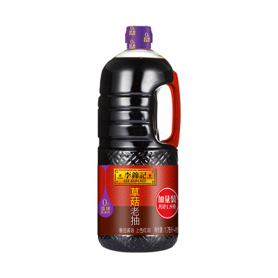 李锦记草菇老抽酿造酱油