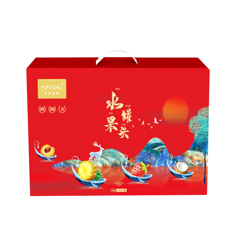 水果罐头礼盒装礼品包装
