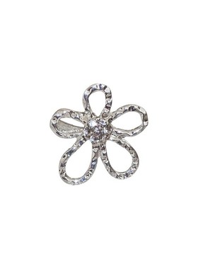 甜美镂空花朵戒指女爆款高级感小众设计感个性百搭开口指环食指戒