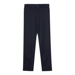 德鲨秋冬季新款黑色休闲裤男青年休闲弹力裤子男装长裤