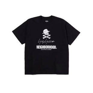 NEIGHBORHOOD潮牌联名山本耀司Yohji余文乐同款NBHD骷髅头短袖T恤