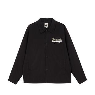 tq区绫致杰克琼斯春夏出街宽松多色翻领教练夹克上衣外套男