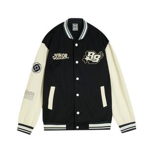 准者儿童棒球服学生夹克春秋新款篮球训练运动立领外套休闲茄克